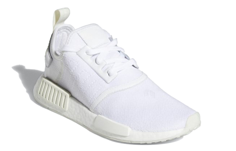 Женские кроссовки adidas originals NMD_R1 (чисто-белые) — Белый — фото 3