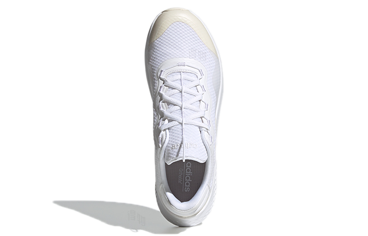 Женские кеды adidas neo Primrose Sleek (бело-желтые) — Белый / жёлтый — фото 5