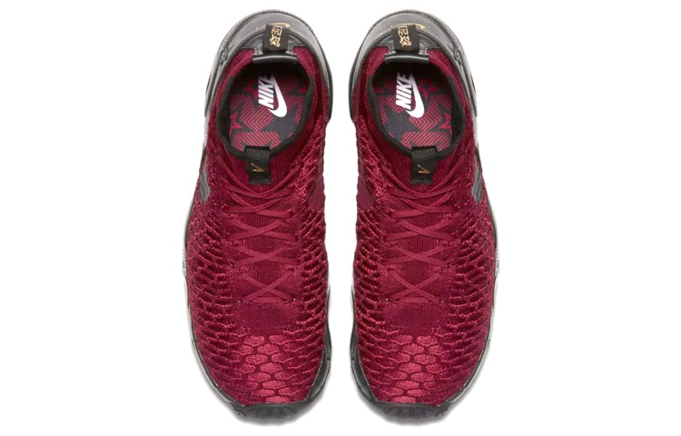 Мужские кроссовки Nike Footscape Magista Team Red (красные) — 团队红/金属黄金/黑 — фото 3