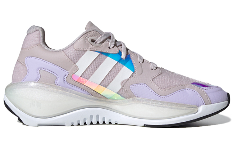 Женские кроссовки adidas originals ZX Alkyne W (фиолетово-белые) — Фиолетовый / белый — фото 2
