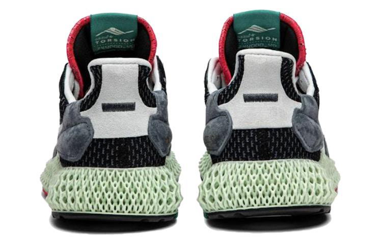 Кроссовки adidas ZX 4000 4D Black Onix (черные) — Чёрный — фото 4