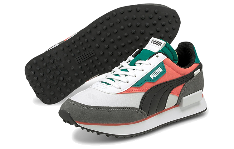 Кеды PUMA Future Rider Play On (серо-розово-белые) — фото 5
