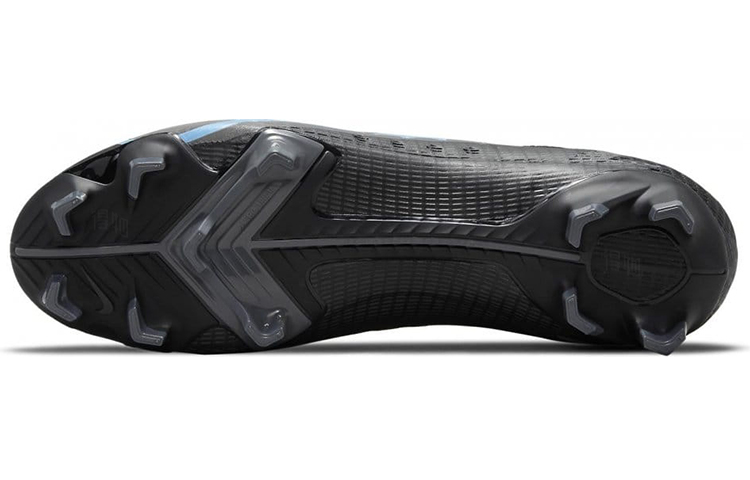 Мужские бутсы Nike Superfly 8 Pro (черно-синие) — фото 6