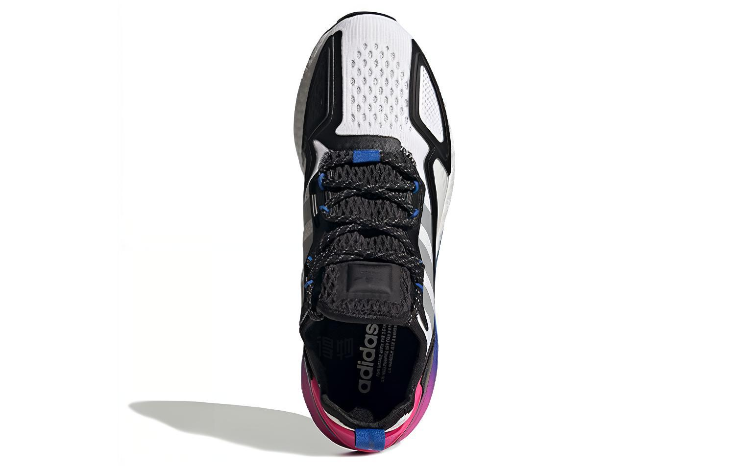 Кроссовки adidas ZX 2K Boost (бело-фиолетовые) — фото 5