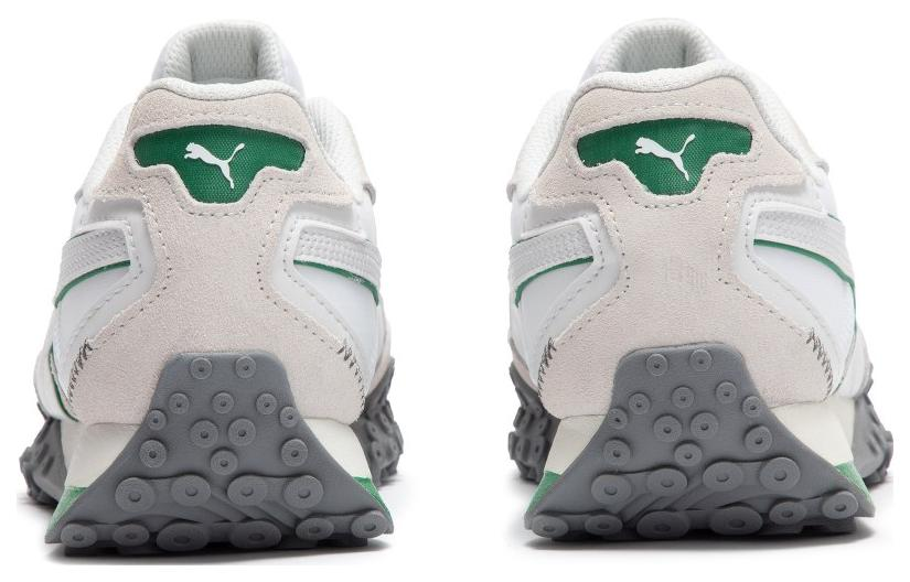 Кроссовки PUMA Blktop Rider Pop (белый / серый / зеленый / бежевый) — фото 4