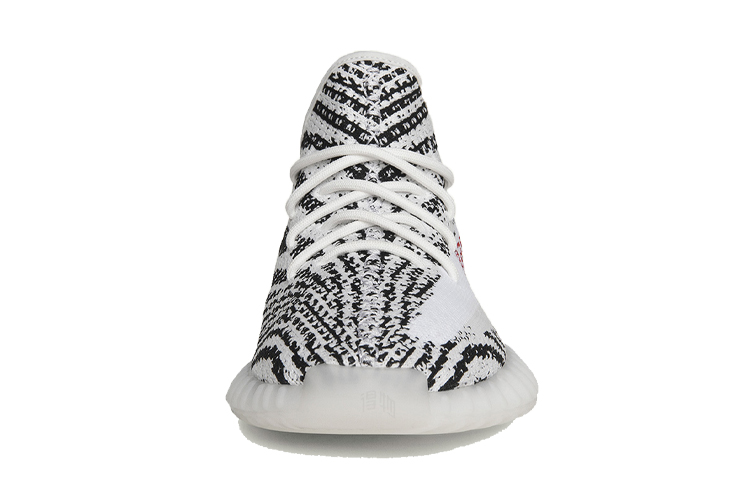 Кеды adidas originals Yeezy Boost 350 V2 Zebra (черно-белые) — фото 2