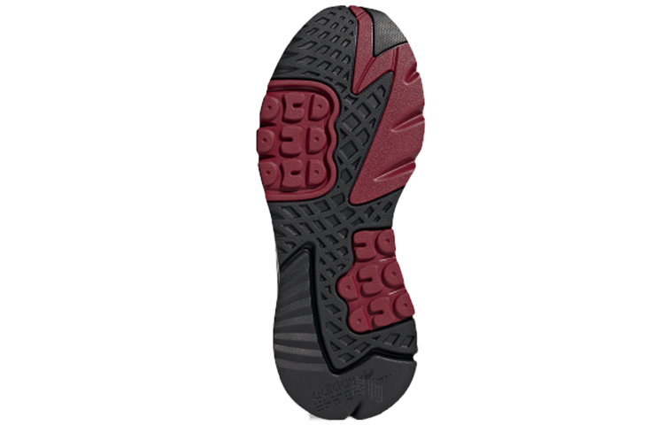 Кроссовки adidas originals Nite Jogger (красный / серый / черный) — Красный / серый / чёрный — фото 5