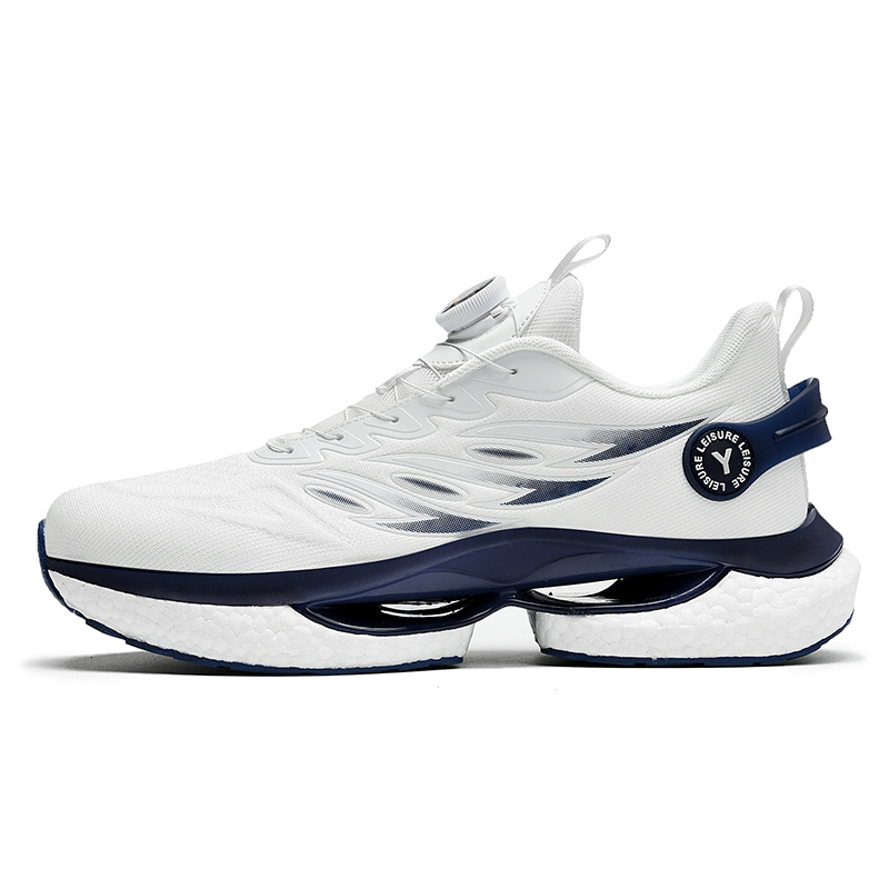 TOMAY Fabric Slip Resistant, Abrasion Resistant, Height Increasing Low top Running Shoes Men’s