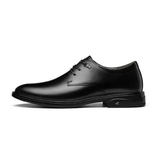 CARTELO Microfiber Leather Dress Shoes Men's Black