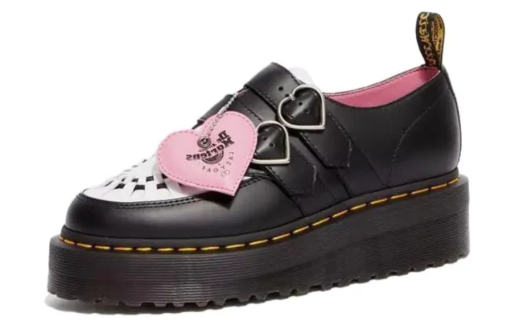 Creeper Lazy Oaf x Creeper Buckle Dr.Martens Low 'Black White' Women's