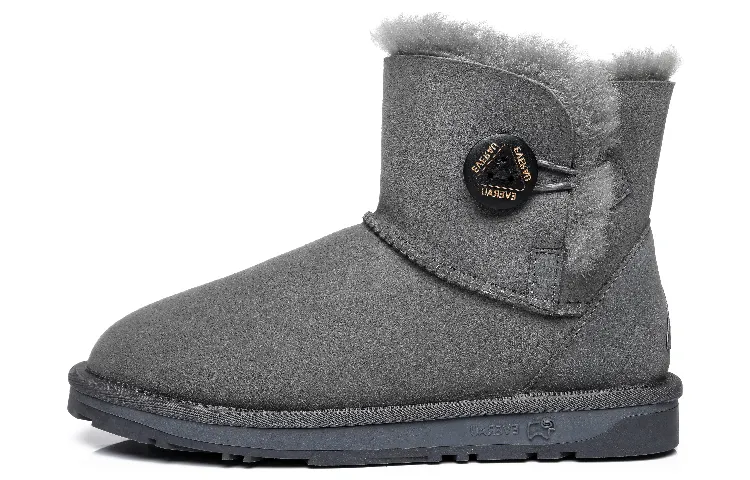 EVERAU Sheepskin Thermal Waterproof Abrasion Resistant Cushioning Slip Resistant Fleece Lined Short Shearling Thickened
