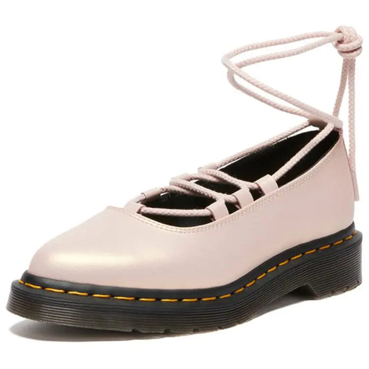 Dr.Martens ELPHIE II Mary Jane Shoes Women's Pink Gold