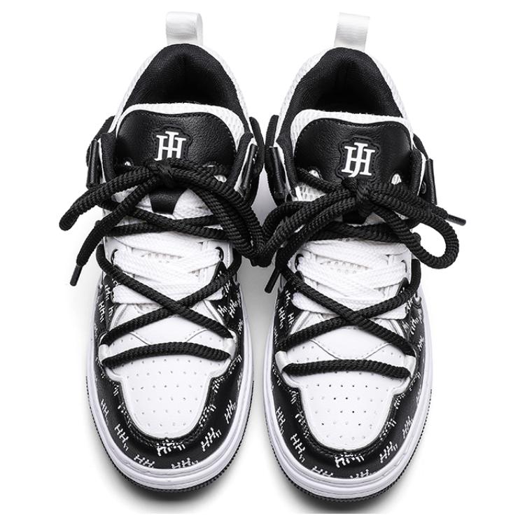 HLA JEANS Microfiber Leather Stylish Skateboarding Shoes Unisex