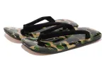 BAPE A BATHING APE Japanese Sandal Green ABC Camo