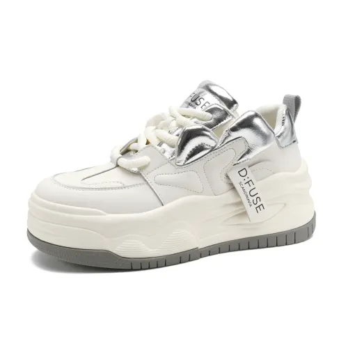 D FUSE SCANDINAVIA Puffy Shoes Cow Split Leather Cushioning Slip Resistant Abrasion Resistant