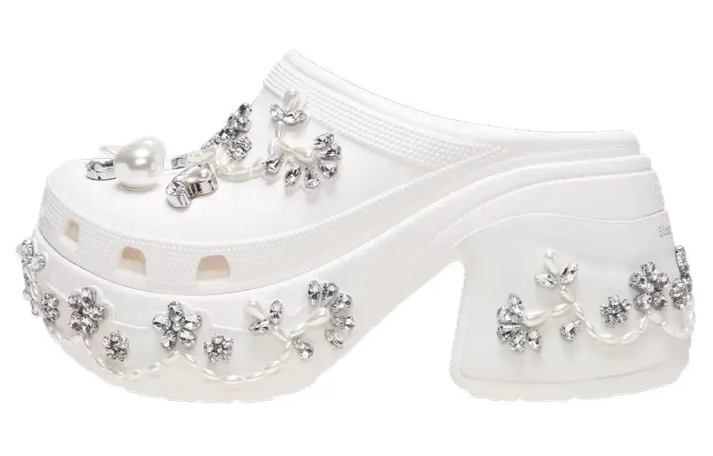 Crocs x SIMONE ROCHA Plastic Clogs Unisex White