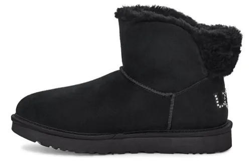UGG Classic Bling Mini Snow Boots Black Women's
