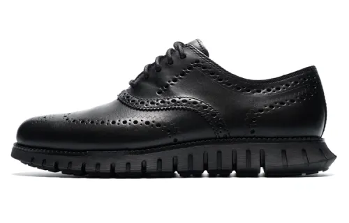 COLE HAAN Cow Leather Low top Casual Shoes Men's Black