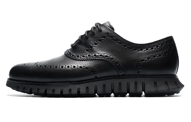 COLE HAAN Cow Leather Low top Casual Shoes Men's Black