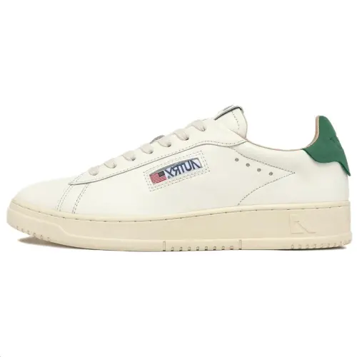 AUTRY Cow Leather Low top Skateboard Shoes Women's White Green
