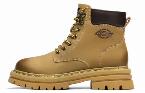 Dickies Cow Split Leather Slip Resistant Short Outdoor Boots Women's Brown