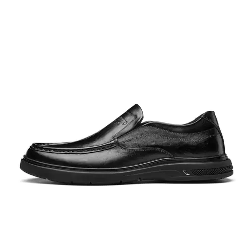 CARTELO Cow Leather Dress Shoes Men's Black