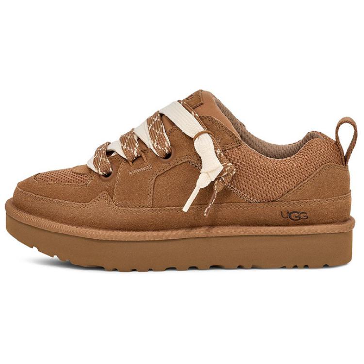 Женские ботинки UGG Lowmel (коричневые)