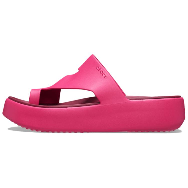 Женские шлепанцы Crocs Crocs EVA (ярко-розовые)