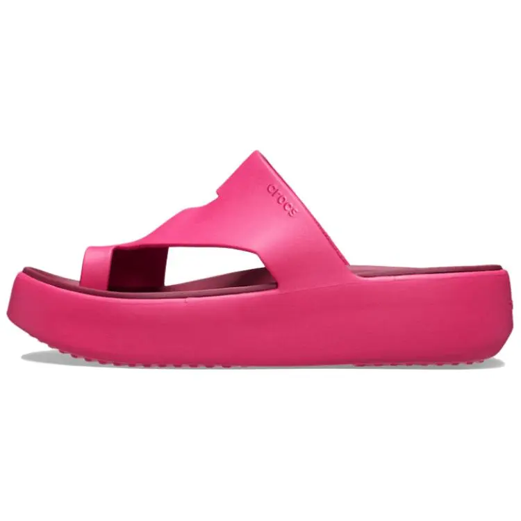 Crocs Mousse EVA Abrasion Resistant Slide Slippers Women's Rose Red