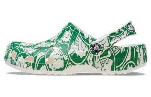 Crocs Classic Duke Print Clogs 'Green'