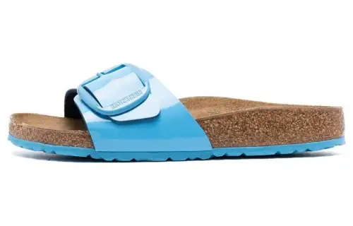 Birkenstock Pu Slide Slippers Women's Sky Blue