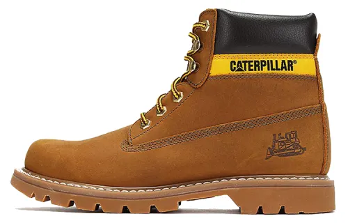 CAT Colorado Short Outdoor Boots Men's Brown Yellow