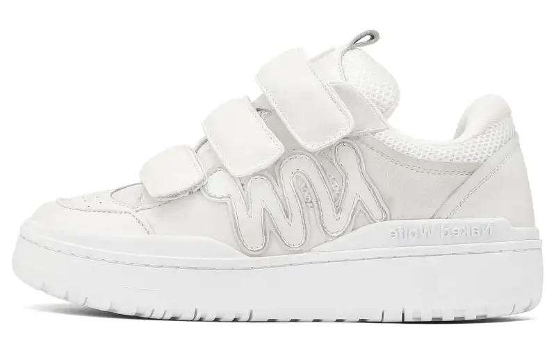 Naked Wolfe Atlanta Leather Low top Skateboard Shoes Women's White