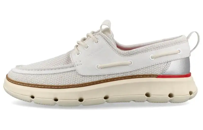 COLE HAAN Breathable Low top Men's Casual Shoes Men's White