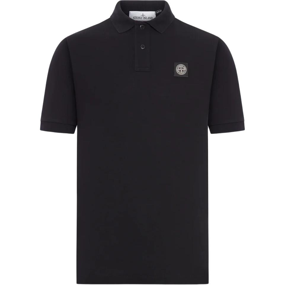 Мужская футболка Polo STONE STONE ISLAND Polo (черная)