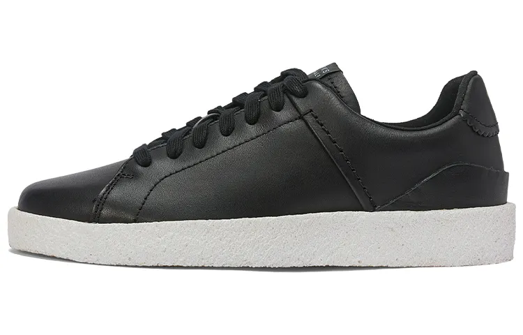Clarks Skateboard Shoes Women's Low Top Black