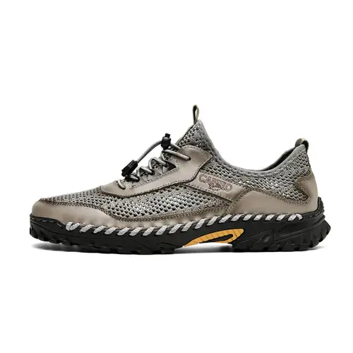 CARTELO Hand Stitching Top Grain Cow Leather Casual Shoes Men's