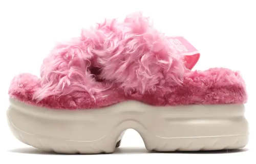 UGG Fluff Sugar 'Pinkred White' Women's