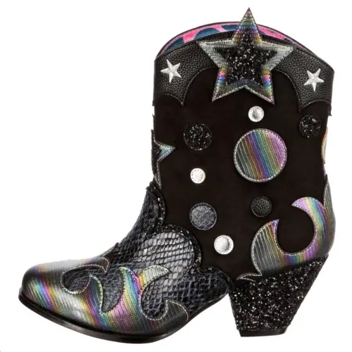 IRREGULAR CHOICE Pu Ankle Boots 6.2cm Women's Black