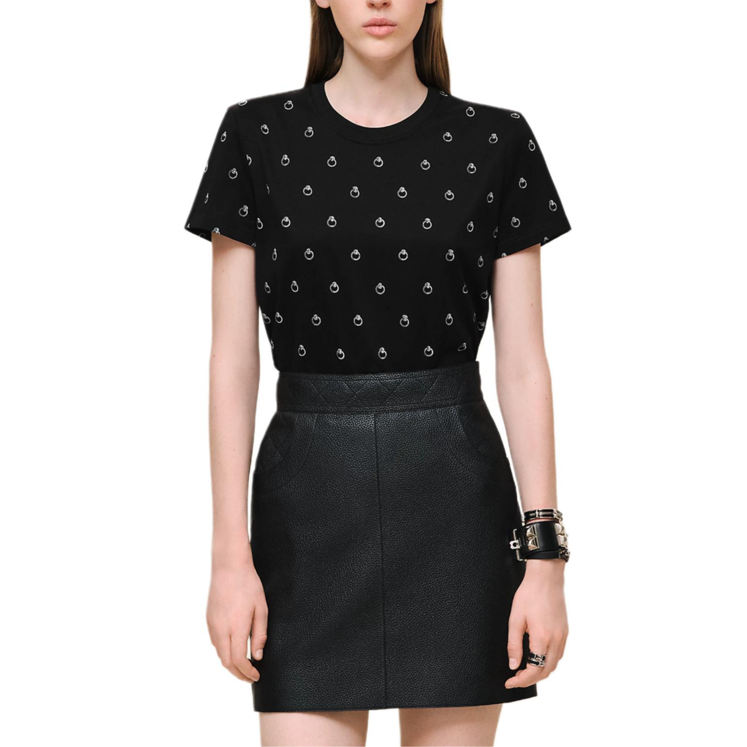 Женская футболка Hermes SS26 T (белая)