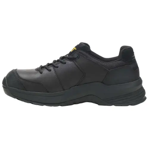 CAT Leather Low top Casual Shoes Men's Black