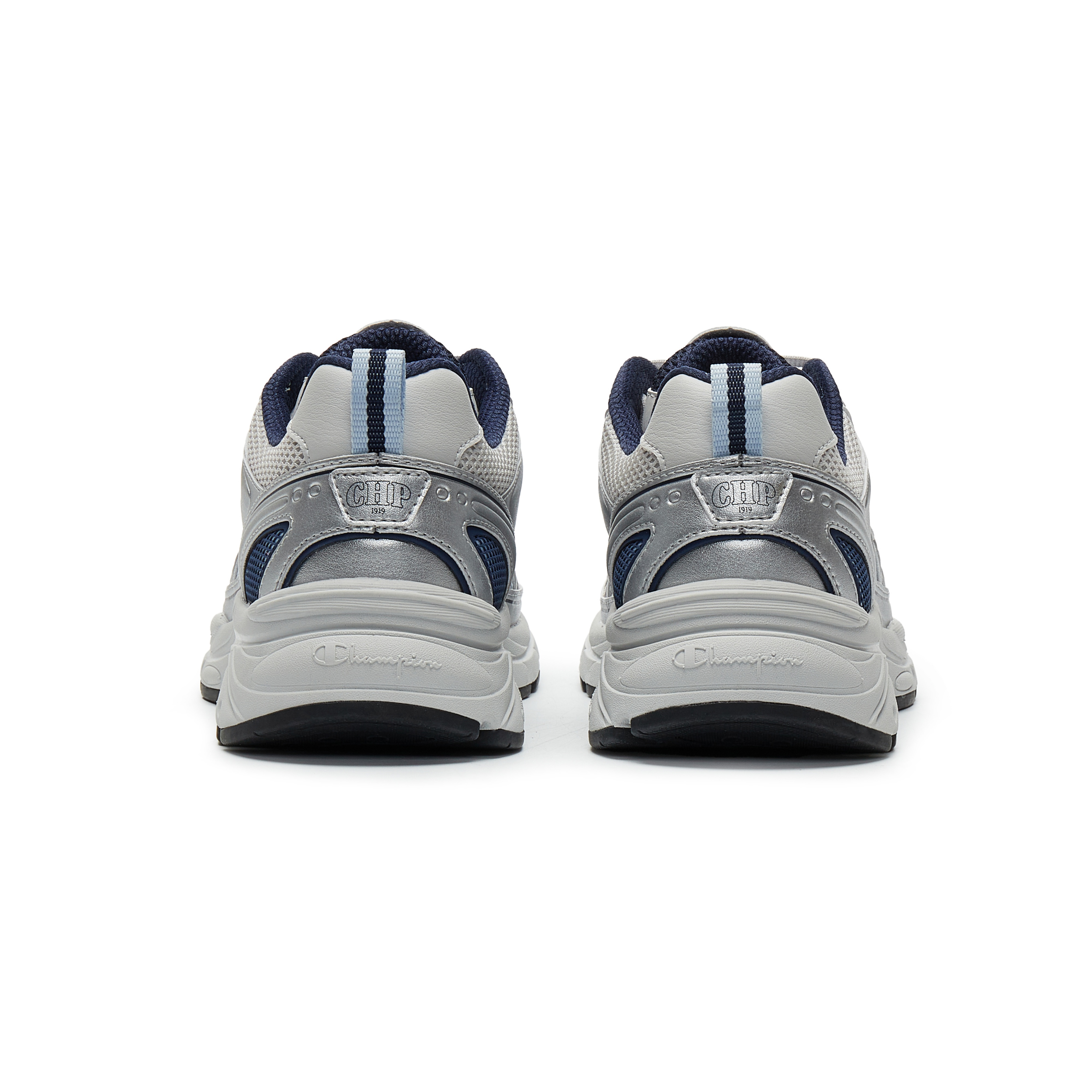 Champion Synthetic Leather Low top Running Shoes Men’s Dust Free Gray/Peak Blue