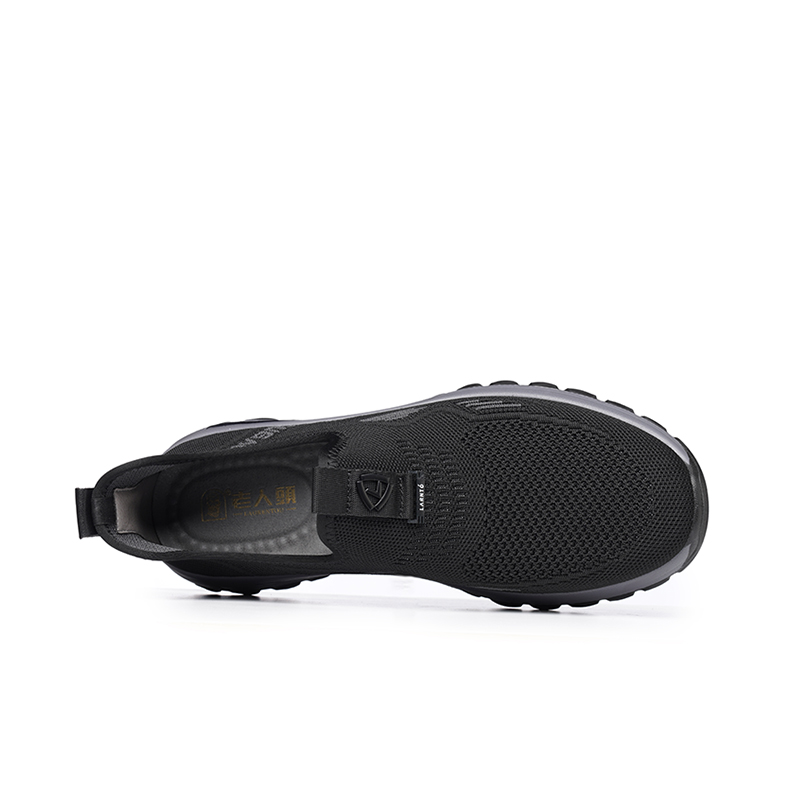 LAORENTOU Walking Shoes Men’s Low Top Black