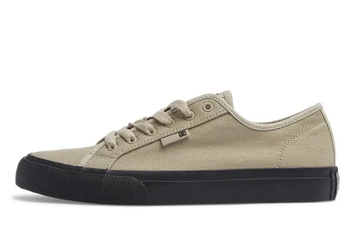 DCSHOES Manual Canvas Slip Resistant, Abrasion Resistant, Lightweight, Breathable Low top Skateboard Shoes Unisex Khaki