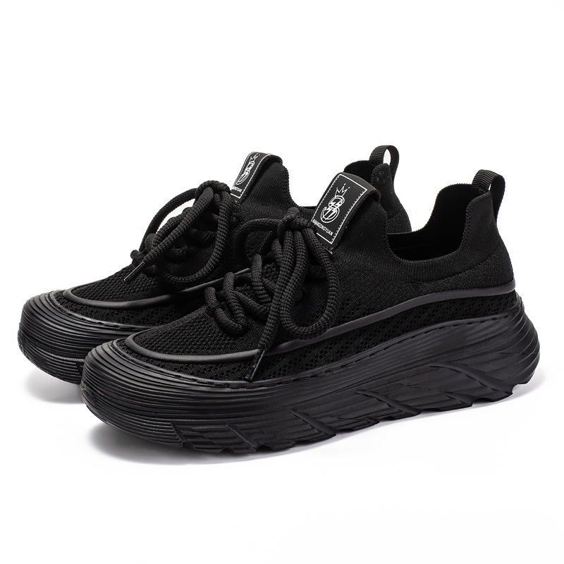 HUABANGONGYUAN Height Increasing Abrasion Resistant Low top Running Shoes Men’s
