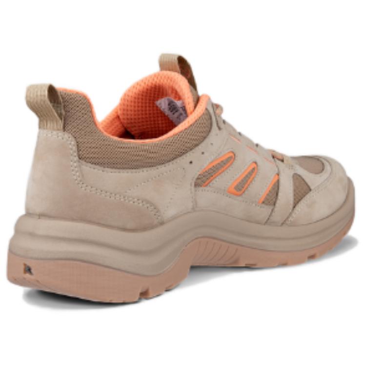 Ecco Leather Fashion Trend Low top Outdoor Shoes Women’s Light Umber
