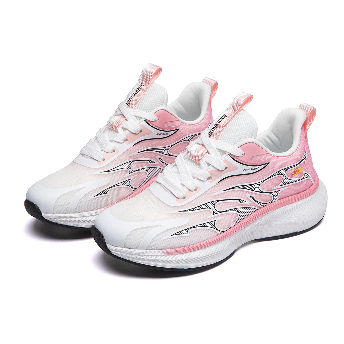 JEANSWEST Mesh Slip Resistant Breathable Lightweight Rebound Slip Resistant, Breathable, Lightweight Rebound Low top