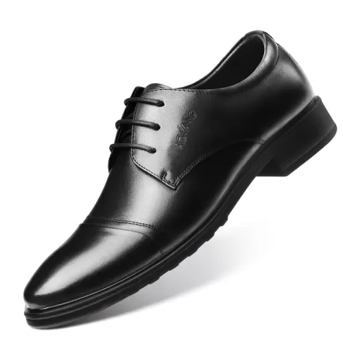 AOKANG three-joint derby shoes, cow leather, summer wedding groom's shoes, genuine leather, classic fashion, Oxford shoes, casual business, formal leather shoes, men's style
