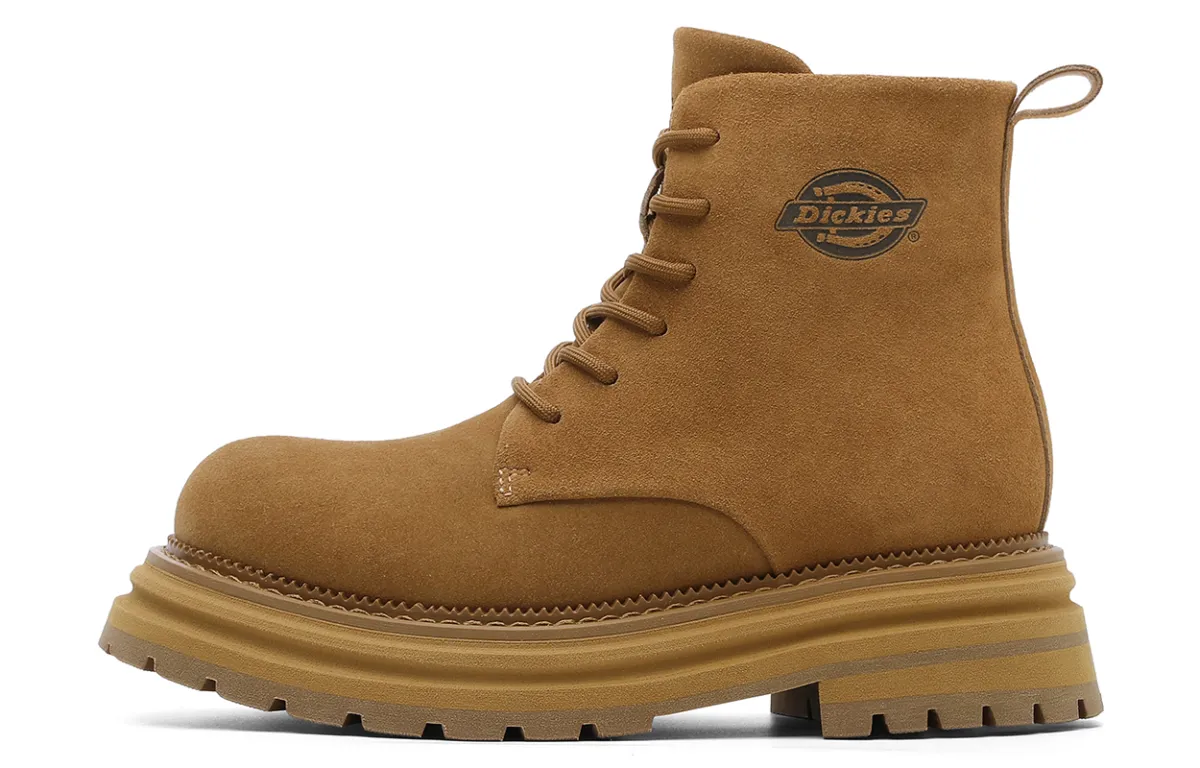 Dickies Short Combat Boots Unisex Light Brown