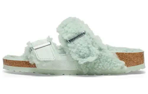 Birkenstock Arizona Teddy Split Slides Women's